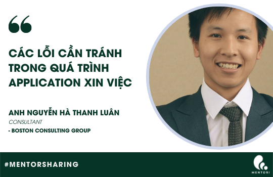 CÁC LỖI CẦN TRÁNH TRONG APPLICATION XIN VIỆC